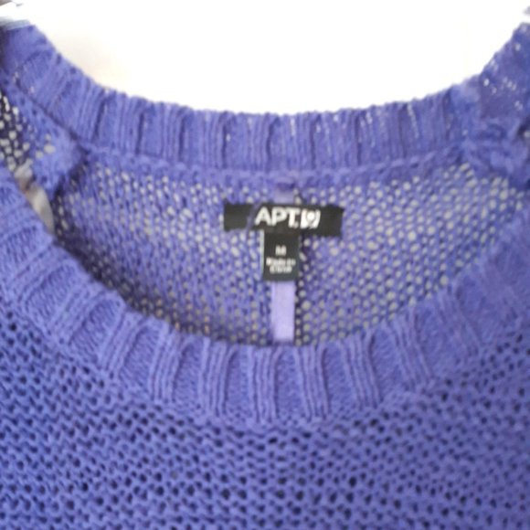 Apt 9 women's sweater Size Medium Violet Purple - Picture 4 of 5
